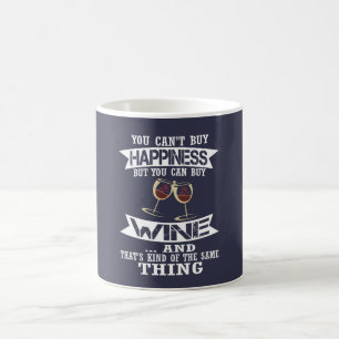 Wein ist Glück Kaffeetasse