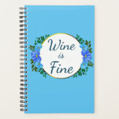 "Wein ist gut" Blumendesign Planer (Vorderseite)