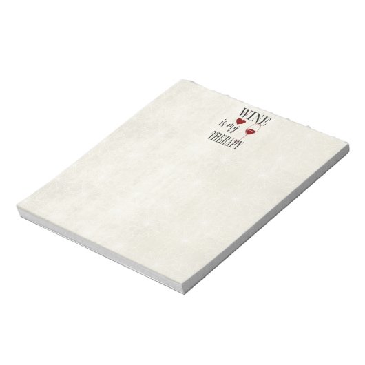 Wein ist mein Anwendungskommentar Notizblock (Rotiert)