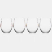 Wein ist meine Therapie Weinglas Ohne Stiel (Links)