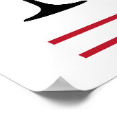 Wein ist wie Klebeband, es fixiert alles Poster (Ecke)