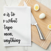 Wein ist zu den Frauen, welches Panzerklebeband Geschirrtuch (Viertel Falte)