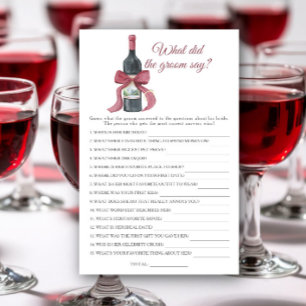 Wein Junggesellinnenabschied Was hat der Bräutigam