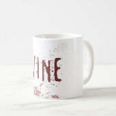 Wein Kaffeetasse (VorderseiteRechts)