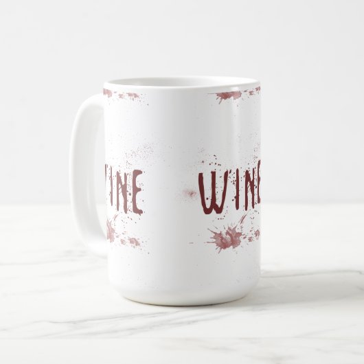 Wein Kaffeetasse (Vorderseite Links)