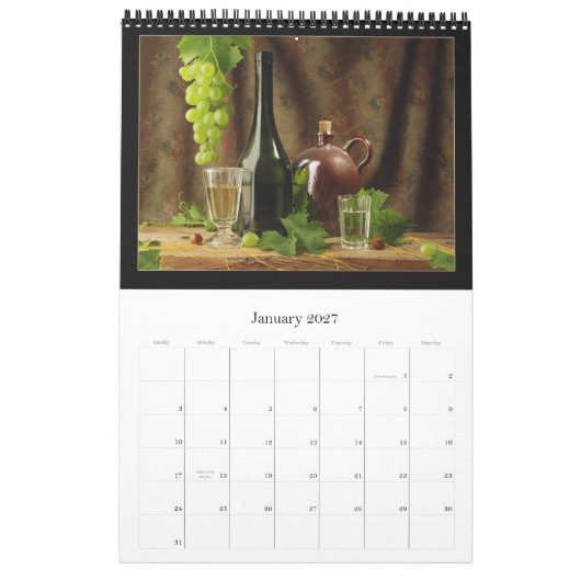 Wein-Kalender 2011 Kalender (Jan 2027)