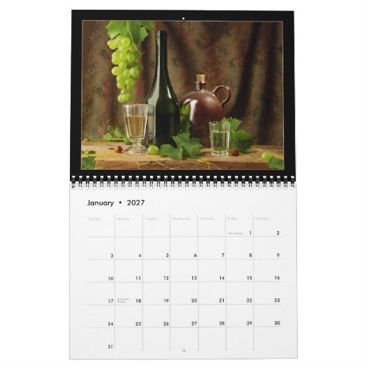 Wein-Kalender 2015 Kalender (Jan 2027)
