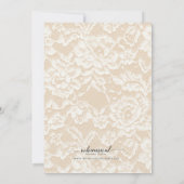 Wein & Käse Bridal Dusche 12x18 Einladung (Rückseite)