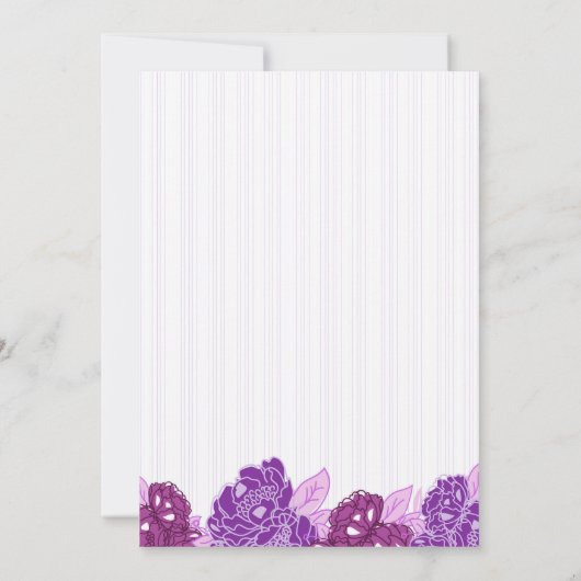 Wein & Käse Bridal Dusche Einladung (Rückseite)