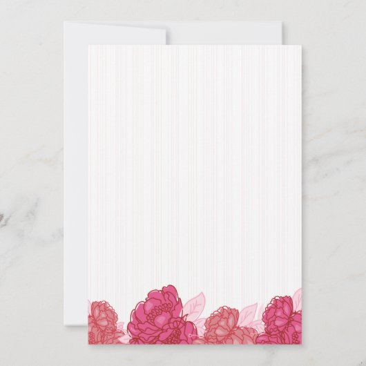 Wein & Käse Bridal Dusche Einladung (Rückseite)