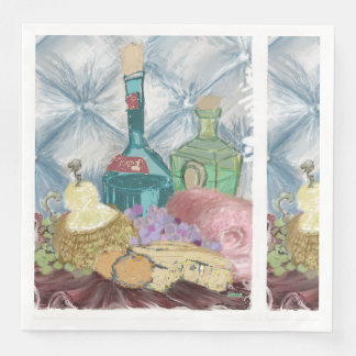 Wein & Käse Charcuterie Serviette