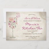 Wein & Käse Einladung zum Geburtstag (Vorderseite)