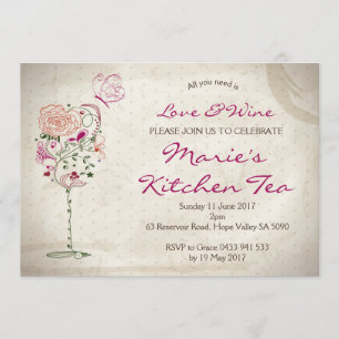 Wein & Käse Einladung zum Geburtstag