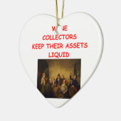Wein Keramik Ornament (Links)