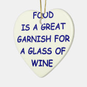 Wein Keramik Ornament (Links)