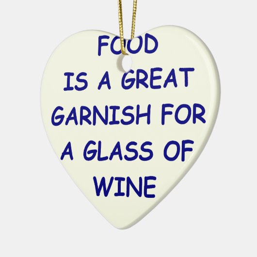 Wein Keramik Ornament (Links)