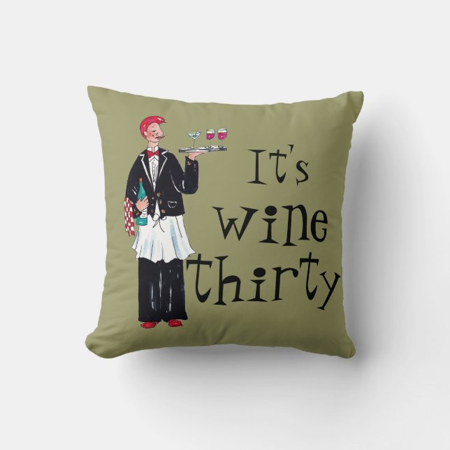 Wein-Kissen Kissen (Vorderseite)