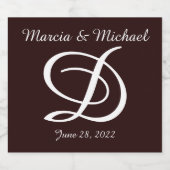 Wein, knackiger Wein, jedes Getränkeetikett Set Schaumweinetikett (Einzelnes Label)