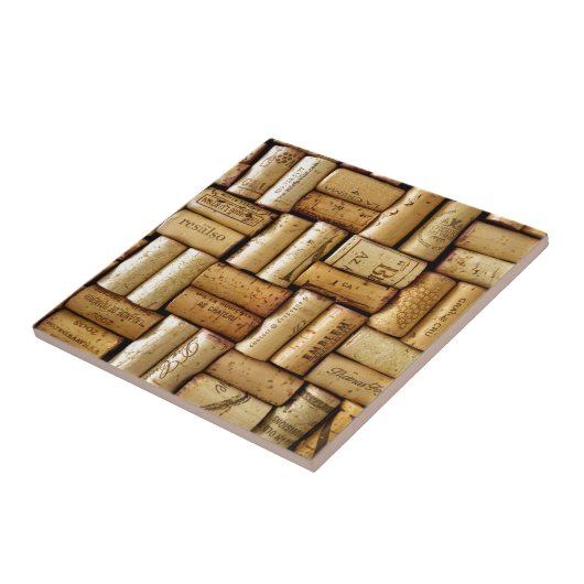 Wein-Korken Fliese (Seite)