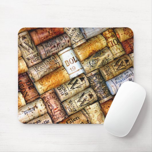 Wein-Korken-Mausunterlage Mousepad (Mit Mouse)