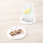 Wein-Korken, Wine ein Stückchen, Sie glauben Getränkeuntersetzer (Seite)