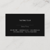 Wein | Korkenzieher II Visitenkarte (Rückseite)