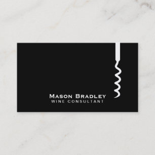 Wein Korkenzieher II Visitenkarte