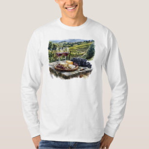 Wein Land Langschläfer T - Shirt