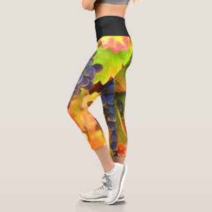 Wein Land Spaß Capri Leggings