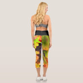Wein Land Spaß Capri Leggings (Rückseite)