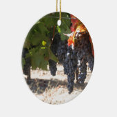 Wein-Land-Trauben Keramikornament (Rechts)
