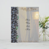 Wein Letterhead Briefkopf (Stehend Vorderseite)