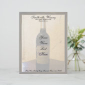 Wein Letterhead Briefkopf (Stehend Vorderseite)