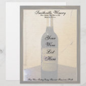 Wein Letterhead Briefkopf (Vorne/Hinten)