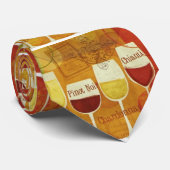 Wein-Liebhaber Krawatte (Gerollt)