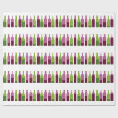 Wein-Liebhaber-Packpapier Geschenkpapier (Flach)