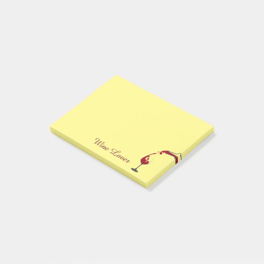 Wein-Liebhaber Posten-es-Anmerkungen Post-it Klebezettel (angewinkelt)