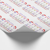 WEIN-LIEBHABER-WEIHNACHTEN, DAS PAPER_1 EINWICKELT GESCHENKPAPIER (Ecke)