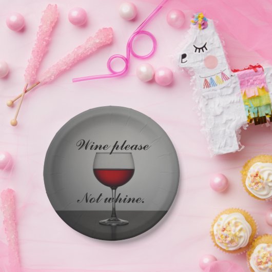 Wein-LiebhaberpapierTeller Pappteller (Party)
