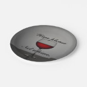 Wein-LiebhaberpapierTeller Pappteller (Schrägansicht)