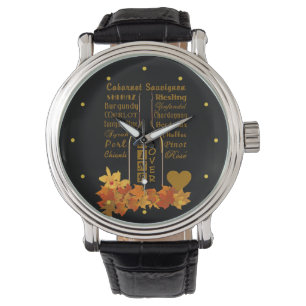 Wein-Liebhaberuhren Armbanduhr