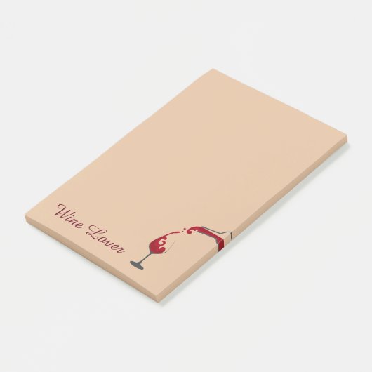 Wein Lover Post-it-Notes Post-it Klebezettel (angewinkelt)