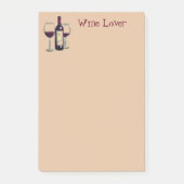 Wein Lover Post-it-Notes Post-it Klebezettel (Vorderseite)