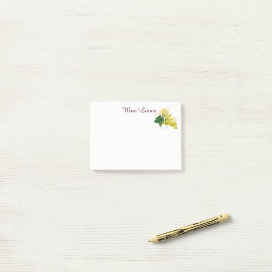 Wein Lover Post-it-Notes Post-it Klebezettel (Auf Schreibtisch)