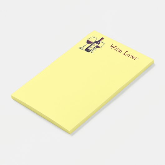 Wein Lover Post-it-Notes Post-it Klebezettel (angewinkelt)
