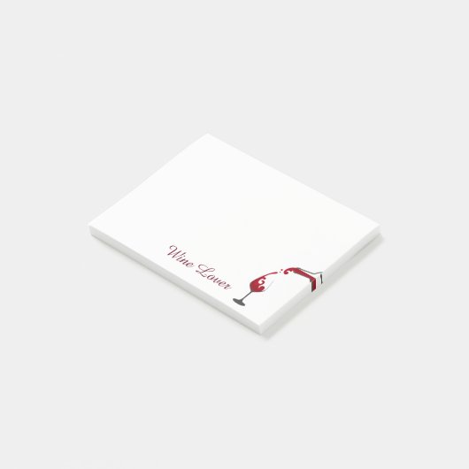 Wein Lover Post-it-Notes Post-it Klebezettel (angewinkelt)