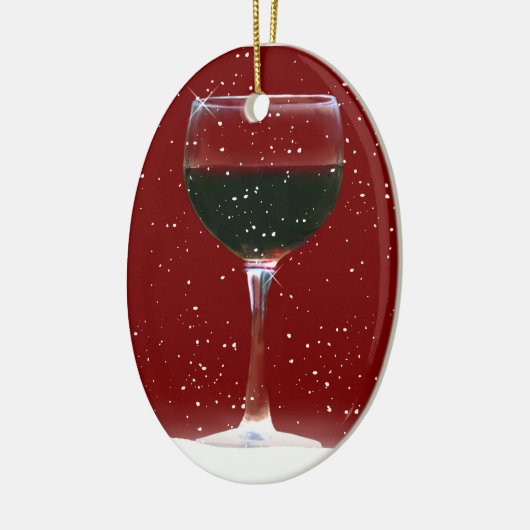 Wein Lover's Holiday Ornament (Links)