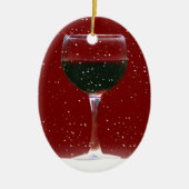 Wein Lover's Holiday Ornament (Vorne)