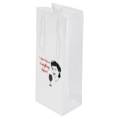 Wein macht alles besser Geschenktüte (Vorderseite Schrägansicht)