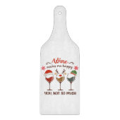 Wein macht mich glücklich schneidebrett (Vorderseite)